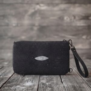 CARTERA DAMA MANTARRAYA NEGRA