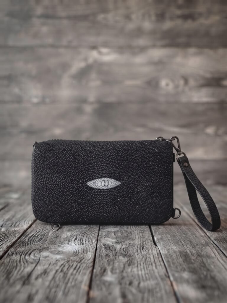 CARTERA DAMA MANTARRAYA NEGRA