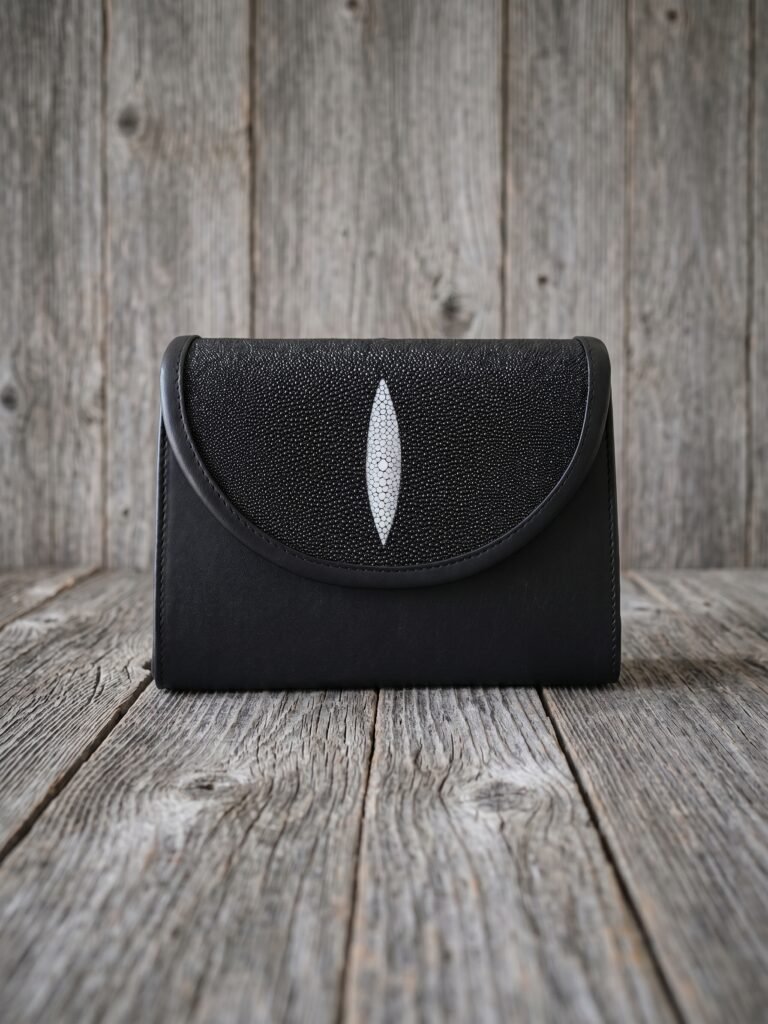 BOLSO DAMA CAJA MANTARRAYA NEGRO